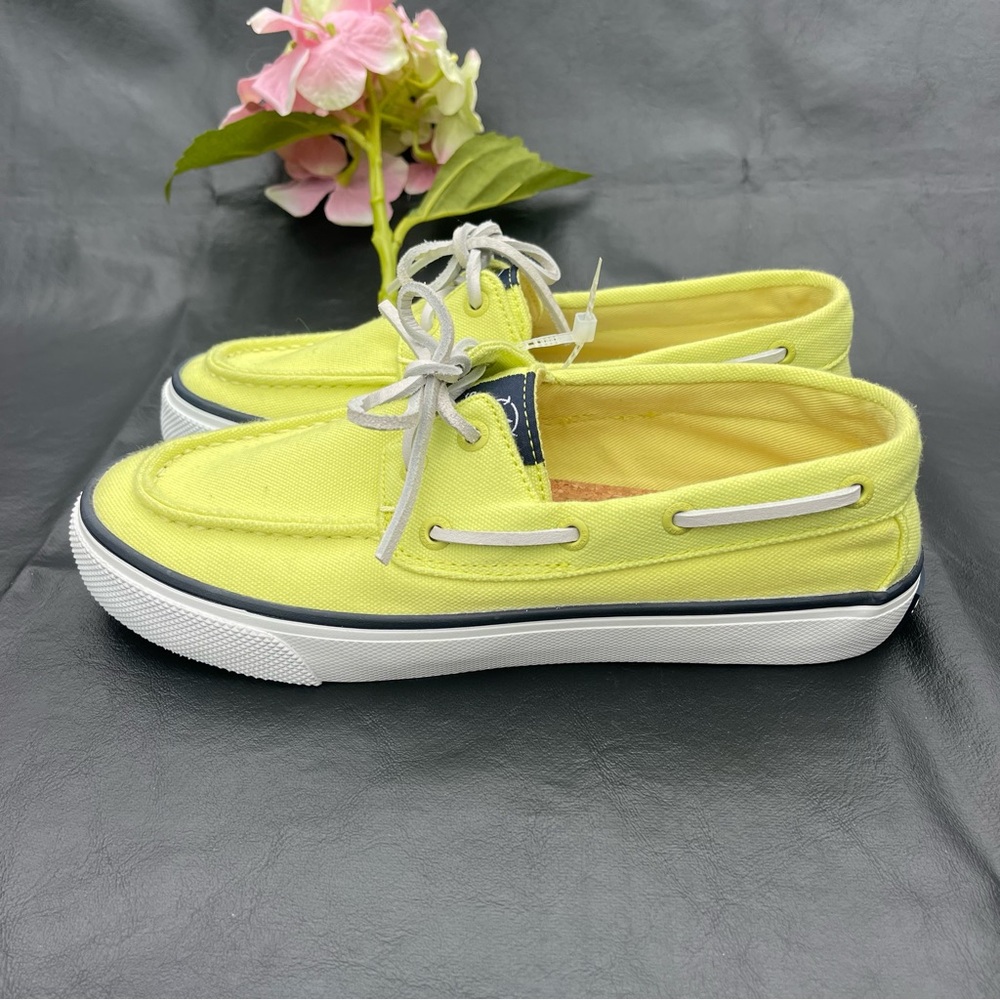 Sperry Women's Bahama 2.0 Sneaker Yellow Size 6